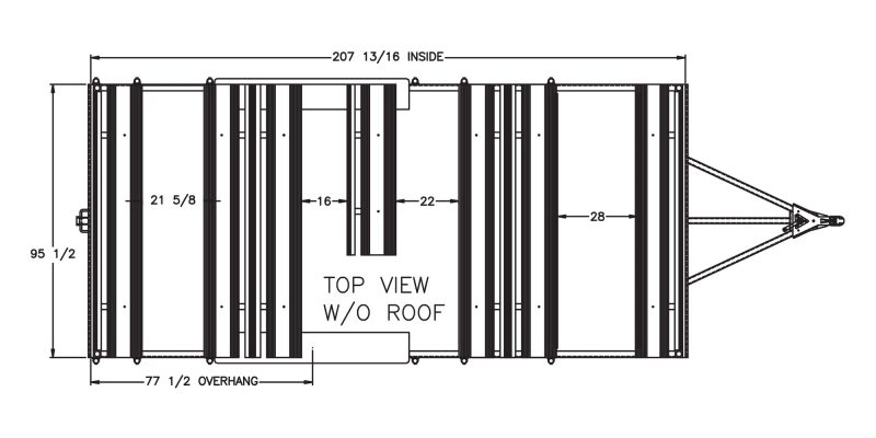 Model 3115 Tram Trailer (Ramp Option)