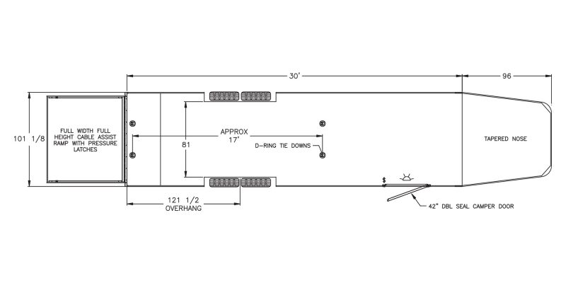 Model 4941 Car Trailer (30′)