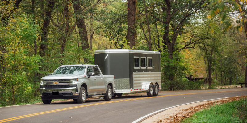 Bumper pull Model 9400 horse trailer