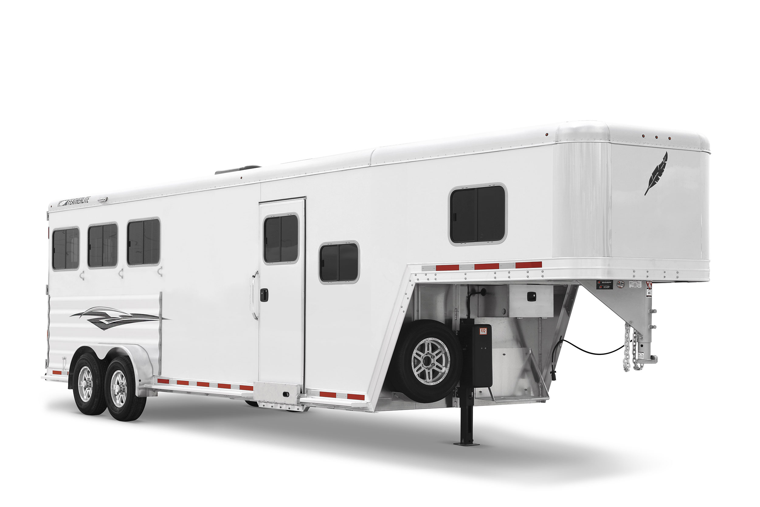 Horse Trailers with Living Quarters - Model 9807 - Featherlite Trailers