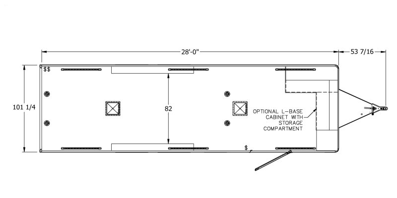 Model 4410 Car Trailer (28′)