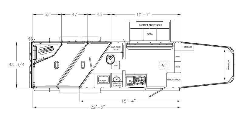 uarters horse trailer 9807 - 210B