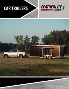 Car trailer brochure cover